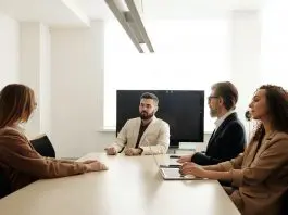 candidate at job interview