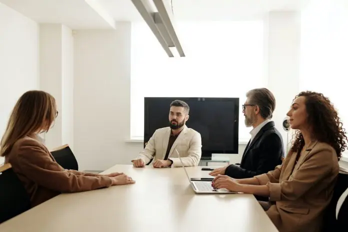 HRHQ -- Job Interview candidate at job interview