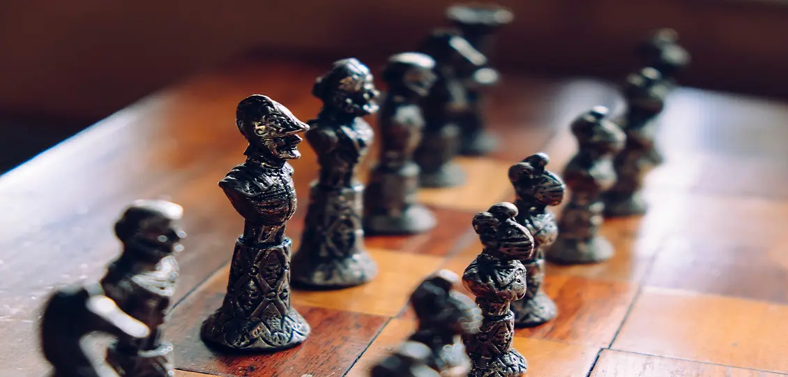 old style chess board