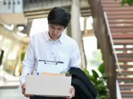 Admin staff leaving office for final time