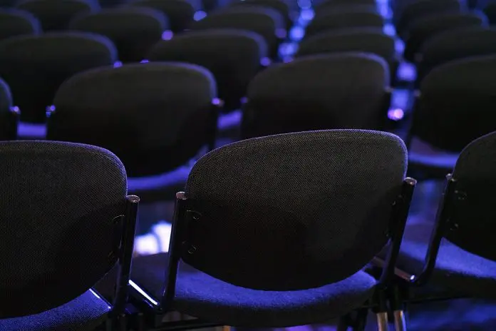 empty conference chairs