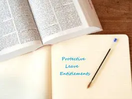 Legal text book with notepad