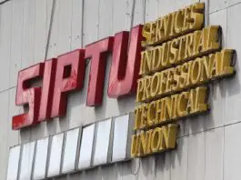 SIPTU sign on side of building