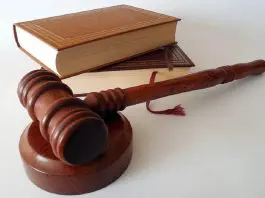 Judges gavel and legal books