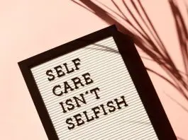 self care isn't selfish sign