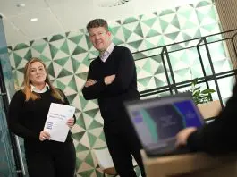 Matt Elliot CPO BOI and Joanne Healy Group Employee Relations BOI