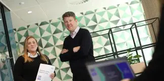 Matt Elliot CPO BOI and Joanne Healy Group Employee Relations BOI
