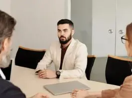 candidate at job interview
