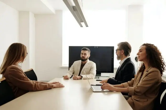 HRHQ Retained Search Recruitment candidate at job interview