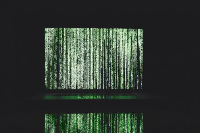 pexels-markus-spiske-225769 screen of data against black background