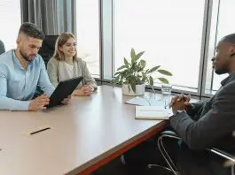 candidate in interview