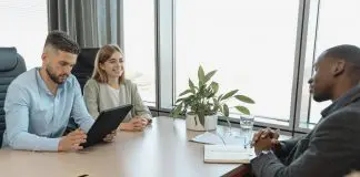 candidate in interview