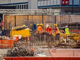 construction-site workers