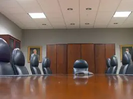 empty board room