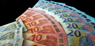 euro money notes