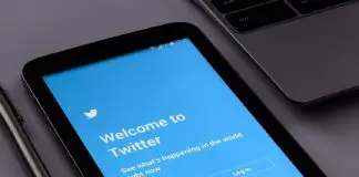 twitter home page on phone