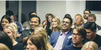 Group of HR leaders at conference