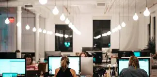 group of office workers