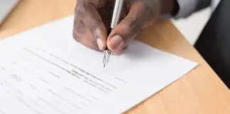 solicitor signing an Pension Adjustment Orders