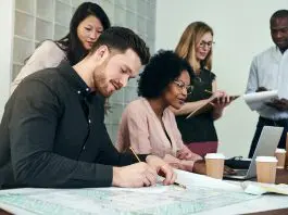 group of diverse workers