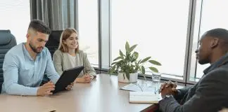 candidate at job interview