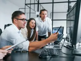 office workers
