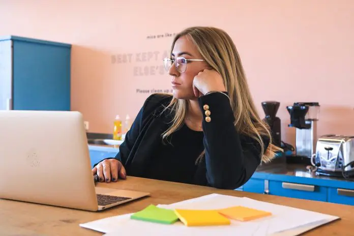 Employee viewing Sensitive Content