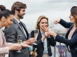 End of year HR party