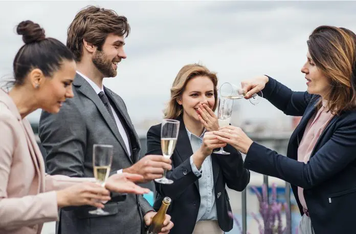 End of year HR party