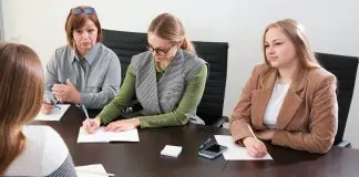 HR team meeting
