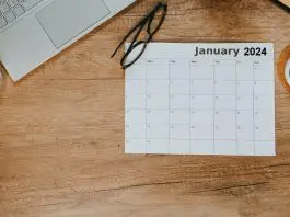January 2024 calander