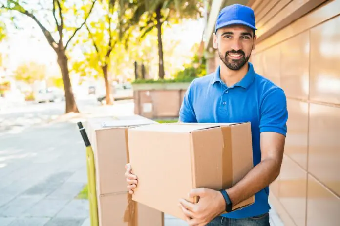 HRHQ Delivery driver Delivery driver at work