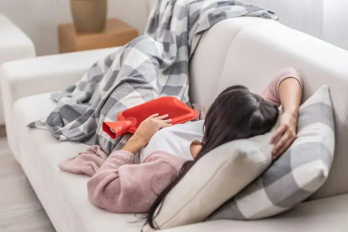 Employee at home on sick leave
