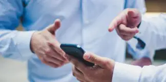 Work mobile phone