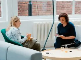 Performance review meeting