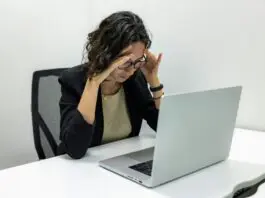 HR professional under stress