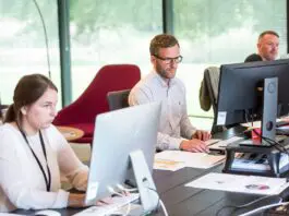 Group of office workers