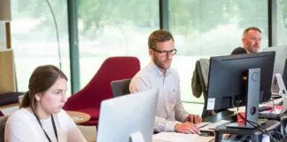 Group of office workers