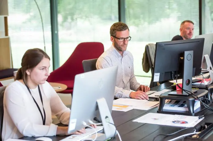 Group of office workers