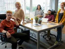 Office teamwork