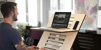 Workstation in use