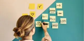 -Setting-Goals 2026 picture board