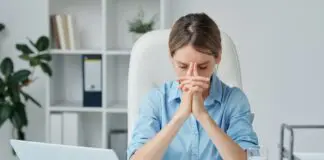Employee under stress