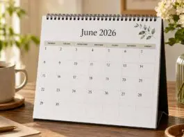 June Calendar 2026