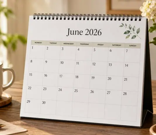June Calendar 2026
