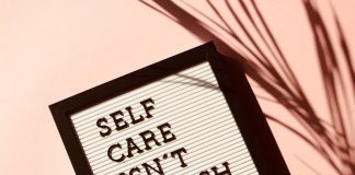 self care isn't selfish sign