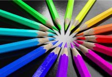 range of coloured pencils symbolising diversity