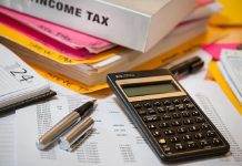income tax review notes and calculator