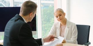 candidate in job interview