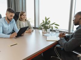 candidate at job interview